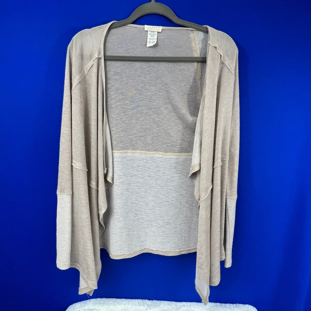 🔥2/$10 |•LOVE ON TAP•| Lightweight Tank Cardigan Size Medium